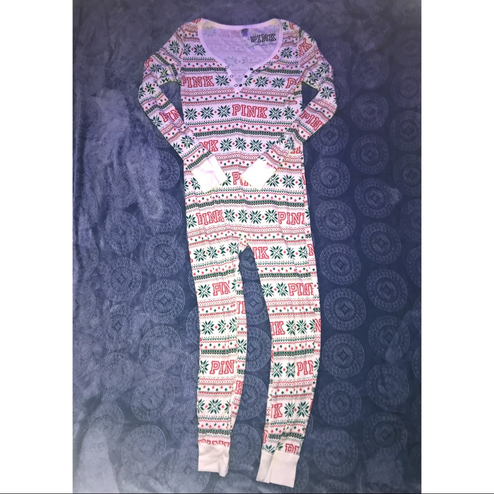 VS Pink Christmas Onesie